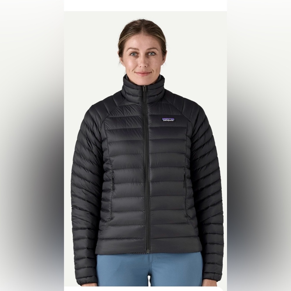 Patagonia Black Goose Down Puffer Jacket Style #84683 90% Minimum Down Size XS